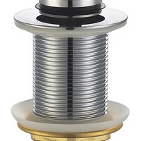 Wiesbaden Wiesbaden Caral Verlengd Afvoerplug met Clickwaste - Chroom