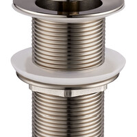 Wiesbaden Wiesbaden Caral Verlengd Afvoerplug met Clickwaste - Geborsteld RVS