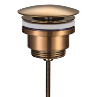 Wiesbaden Wiesbaden Caral Open Afvoerplug -  Geborsteld Brons Koper