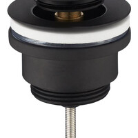 Wiesbaden Wiesbaden Caral Afvoerplug met Draaiwaste - Mat Zwart