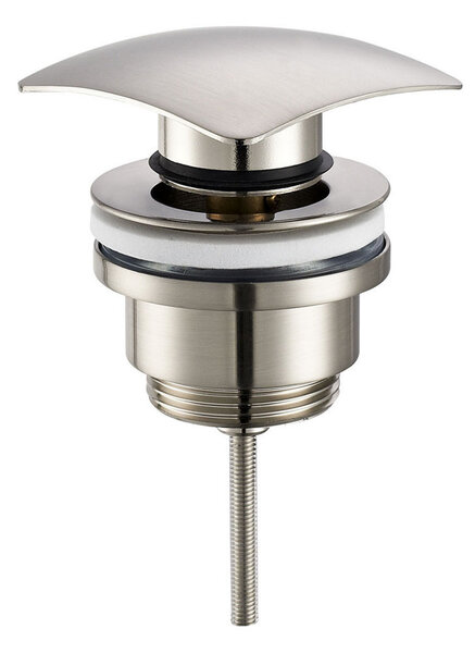 Wiesbaden Wiesbaden Rombo Afvoerplug met Clickwaste - Geborsteld RVS