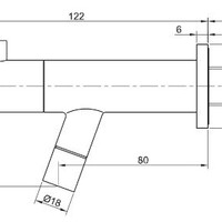 Wiesbaden Wiesbaden Amador Inbouw Fonteinkraan - Draaiknop - Geborsteld RVS