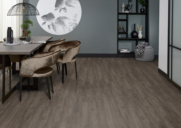 Floorlife Floorlife Bankstown Klik PVC Vloer met Geïntegreerde Ondervloer - Dark Grey