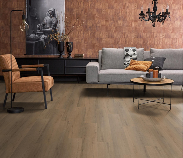 Floorlife Floorlife Barnet Klik PVC Vloer met Geïntegreerde Ondervloer - Dark Oak