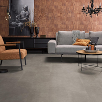Floorlife Floorlife Basic Klik PVC Tegelvloer met Geïntegreerde Ondervloer - Dark Grey