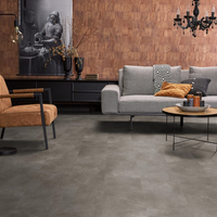 Floorlife Floorlife Ealing Klik PVC Tegelvloer met Geïntegreerde Ondervloer - Warm Grey
