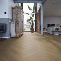 Floorlife Floorlife Herringbone Klik PVC Visgraat Vloer met Geïntegreerde Ondervloer - Sun Kissed