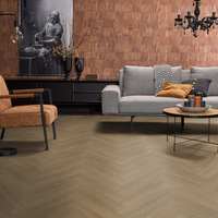 Floorlife Floorlife Herringbone Klik PVC Visgraat Vloer met Geïntegreerde Ondervloer - Sun Kissed
