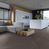 Floorlife Floorlife Herringbone Klik PVC Visgraat Vloer met Geïntegreerde Ondervloer - Charcoal