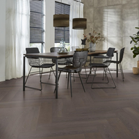 Floorlife Floorlife Herringbone Klik PVC Visgraat Vloer met Geïntegreerde Ondervloer - Charcoal