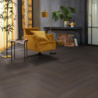 Floorlife Floorlife Herringbone Klik PVC Visgraat Vloer met Geïntegreerde Ondervloer - Charcoal