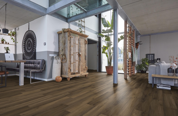 Floorlife Floorlife Paddington Klik PVC Vloer met Geïntegreerde Ondervloer - Warm Brown