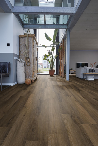 Floorlife Floorlife Paddington Klik PVC Vloer met Geïntegreerde Ondervloer - Warm Brown