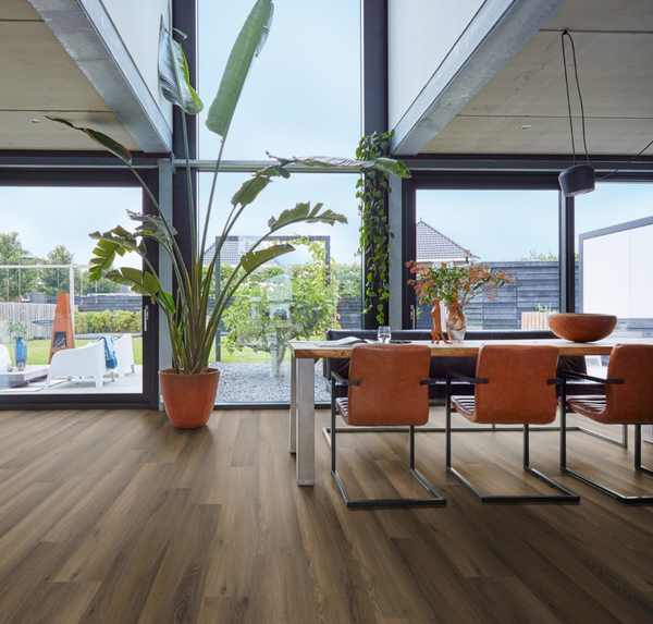 Floorlife Floorlife Paddington Klik PVC Vloer met Geïntegreerde Ondervloer - Warm Brown