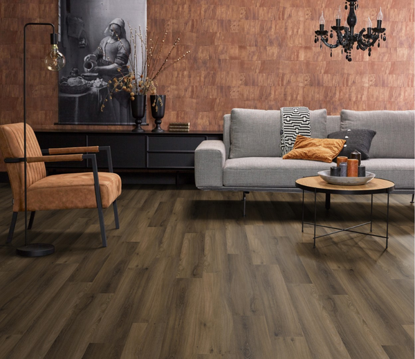 Floorlife Floorlife Paddington Klik PVC Vloer met Geïntegreerde Ondervloer - Warm Brown