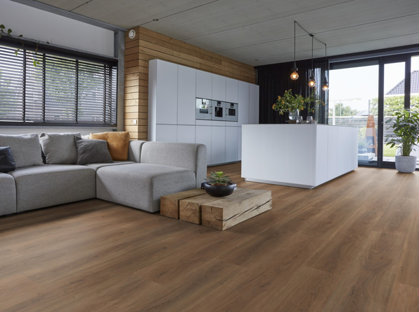 Floorlife Floorlife Parramatta Klik PVC Vloer met Geïntegreerde Ondervloer - Warm Brown