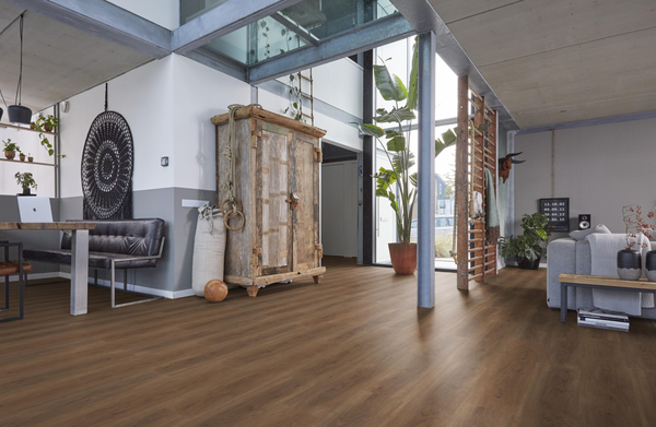 Floorlife Floorlife Parramatta Klik PVC Vloer met Geïntegreerde Ondervloer - Warm Brown