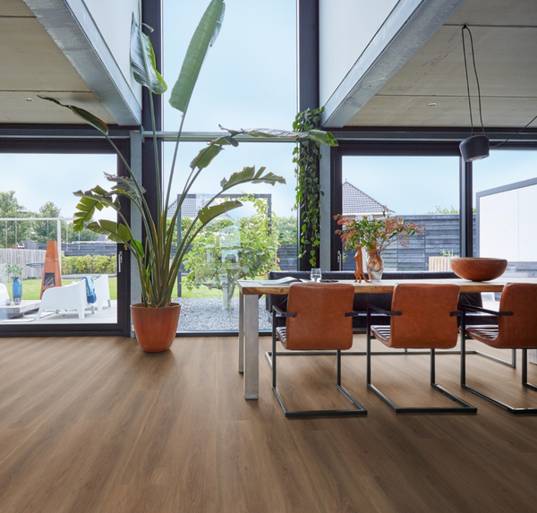 Floorlife Floorlife Parramatta Klik PVC Vloer met Geïntegreerde Ondervloer - Warm Brown
