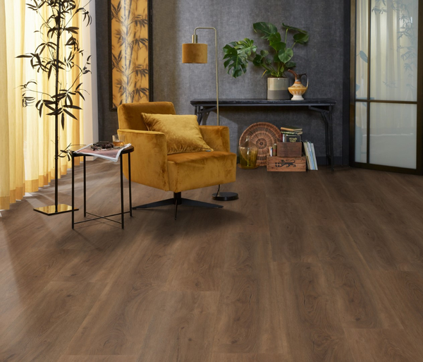 Floorlife Floorlife Parramatta Klik PVC Vloer met Geïntegreerde Ondervloer - Warm Brown