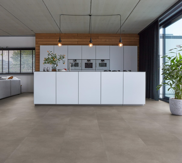 Floorlife Floorlife Peckham Klik PVC Tegelvloer met Geïntegreerde Ondervloer - Taupe