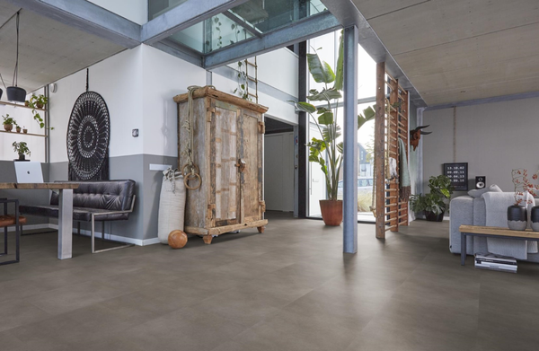 Floorlife Floorlife Peckham XL Klik PVC Tegelvloer met Geïntegreerde Ondervloer - Grey