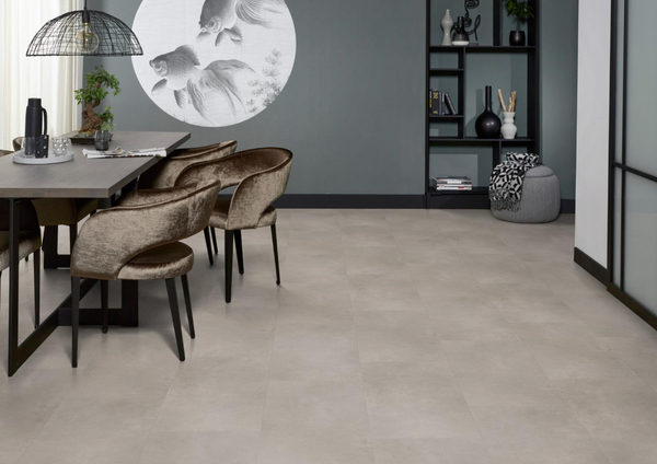Floorlife Floorlife Southwark Klik PVC Tegelvloer  - Light Grey