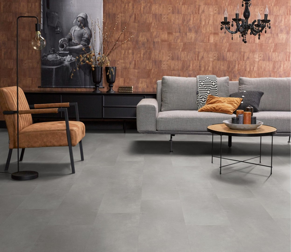 Floorlife Floorlife Southwark Klik PVC Tegelvloer  - Grey