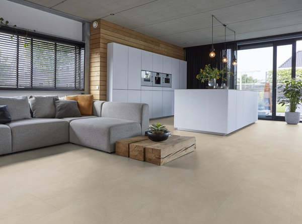 Floorlife Floorlife Stanmore Klik PVC Tegelvloer met Geïntegreerde Ondervloer - Beige