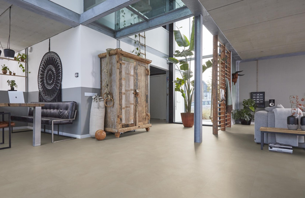 Floorlife Floorlife Stanmore Klik PVC Tegelvloer met Geïntegreerde Ondervloer - Beige