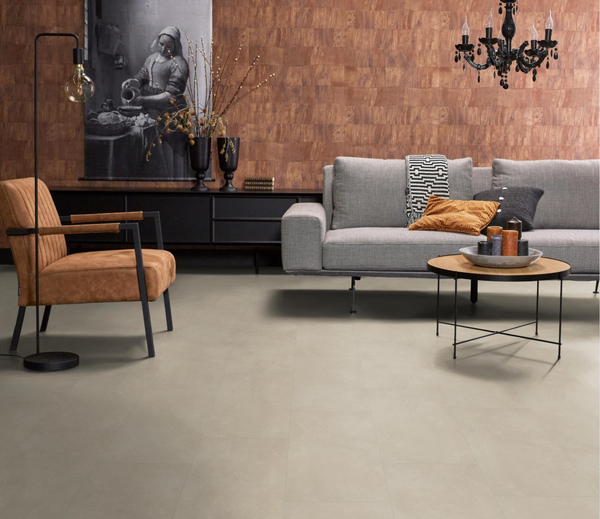 Floorlife Floorlife Stanmore Klik PVC Tegelvloer met Geïntegreerde Ondervloer - Beige