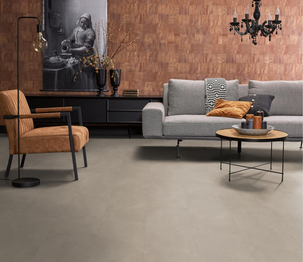 Floorlife Floorlife Stonmore Klik PVC Tegelvloer met Geïntegreerde Ondervloer - Warm Beige