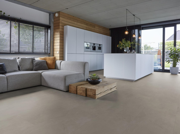 Floorlife Floorlife Stanmore Klik PVC Tegelvloer met Geïntegreerde Ondervloer - Warm Grey