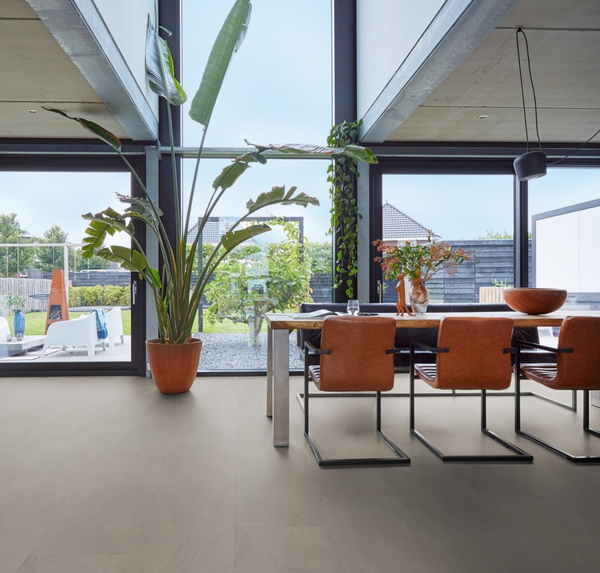 Floorlife Floorlife Stanmore Klik PVC Tegelvloer met Geïntegreerde Ondervloer - Warm Grey