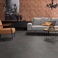 Floorlife Floorlife Stanmore Klik PVC Tegelvloer met Geïntegreerde Ondervloer - Dark Grey