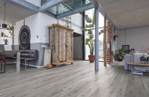 Floorlife Floorlife Sydney Harbour Klik PVC Vloer met Geïntegreerde Ondervloer - Light Grey