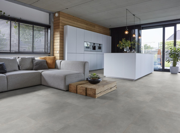 Floorlife Floorlife Victoria XL Klik PVC Tegelvloer met Geïntegreerde Ondervloer - Light Grey