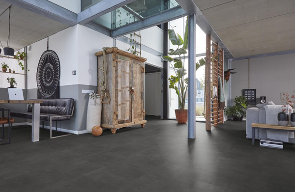 Floorlife Floorlife Victoria XL Klik PVC Tegelvloer met Geïntegreerde Ondervloer - Anthracite