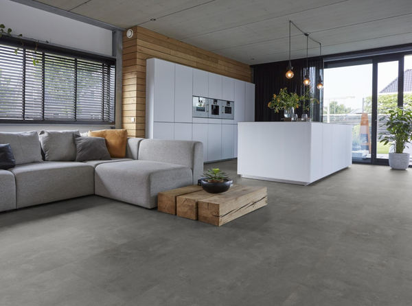 Floorlife Floorlife Victoria XL Klik PVC Tegelvloer met Geïntegreerde Ondervloer - Grey