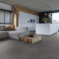 Floorlife Floorlife Westminster Klik PVC Tegelvloer met Geïntegreerde Ondervloer - Dark Grey