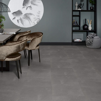 Floorlife Floorlife Westminster Klik PVC Tegelvloer met Geïntegreerde Ondervloer - Dark Grey