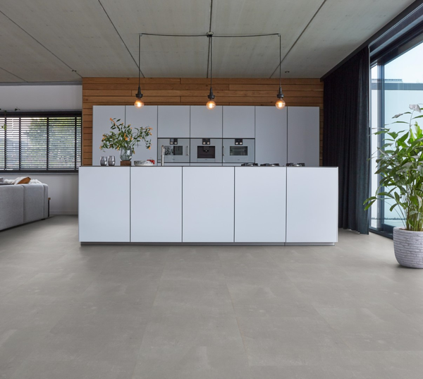Floorlife Floorlife Westminster Klik PVC Tegelvloer met Geïntegreerde Ondervloer - Light Grey