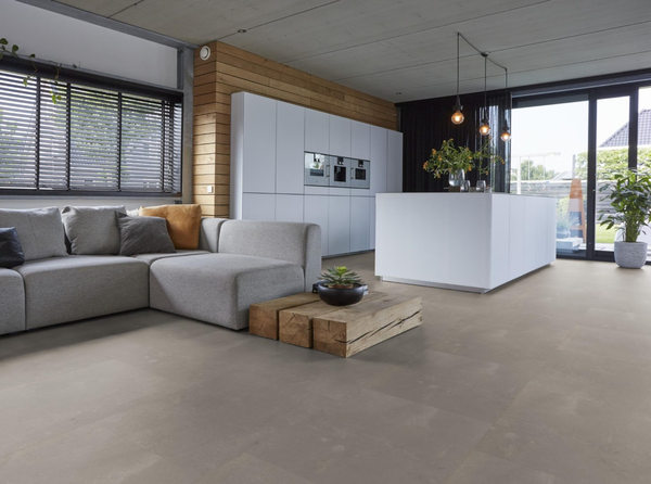 Floorlife Floorlife Westminster XL Klik PVC Tegelvloer met Geïntegreerde Ondervloer - Taupe