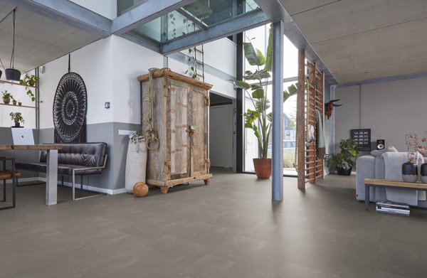 Floorlife Floorlife Westminster XL Klik PVC Tegelvloer met Geïntegreerde Ondervloer - Taupe