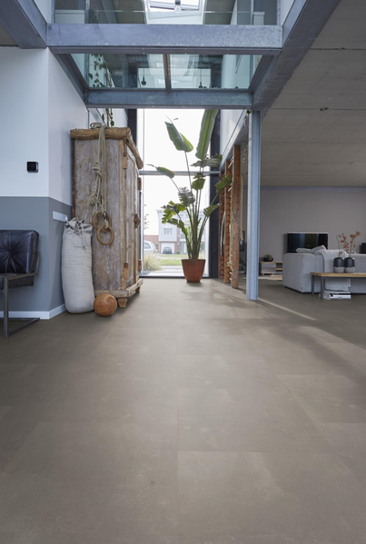 Floorlife Floorlife Westminster XL Klik PVC Tegelvloer met Geïntegreerde Ondervloer - Taupe