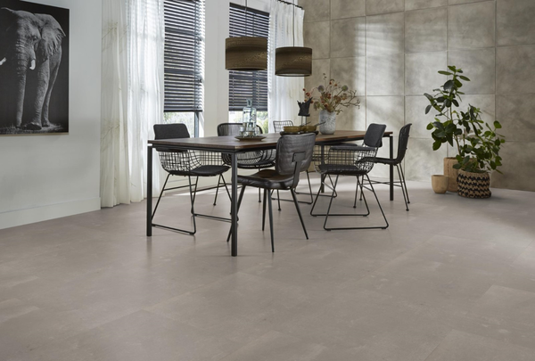 Floorlife Floorlife Westminster XL Klik PVC Tegelvloer met Geïntegreerde Ondervloer - Taupe