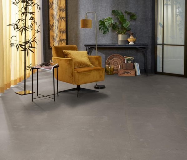 Floorlife Floorlife Westminster XL Klik PVC Tegelvloer met Geïntegreerde Ondervloer - Taupe