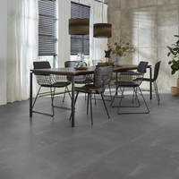 Floorlife Floorlife Westminister XL Klik PVC Tegelvloer met Geïntegreerde Ondervloer - Dark Grey