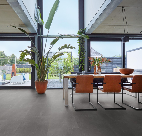 Floorlife Floorlife Westminster XL Klik PVC Tegelvloer met Geïntegreerde Ondervloer - Dark Grey