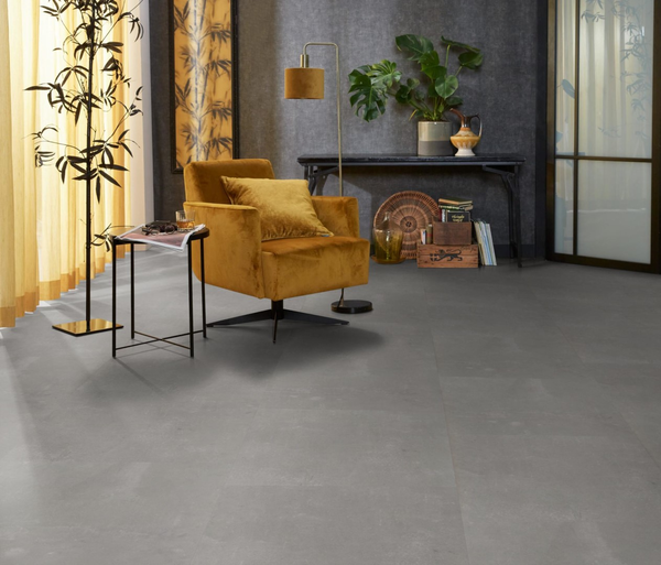 Floorlife Floorlife Westminister XL Klik PVC Tegelvloer met Geïntegreerde Ondervloer - Light Grey