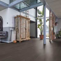 Floorlife Floorlife Wide Board klik PVC Vloer met Geïntegreerde Ondervloer - Charcoal